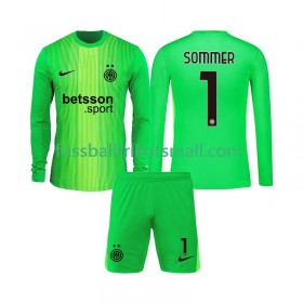 Fußballtrikots Inter Mailand Yann Sommer 1 Torwart Kinder 2025-2026 Langarm 3rd trikot kaufen